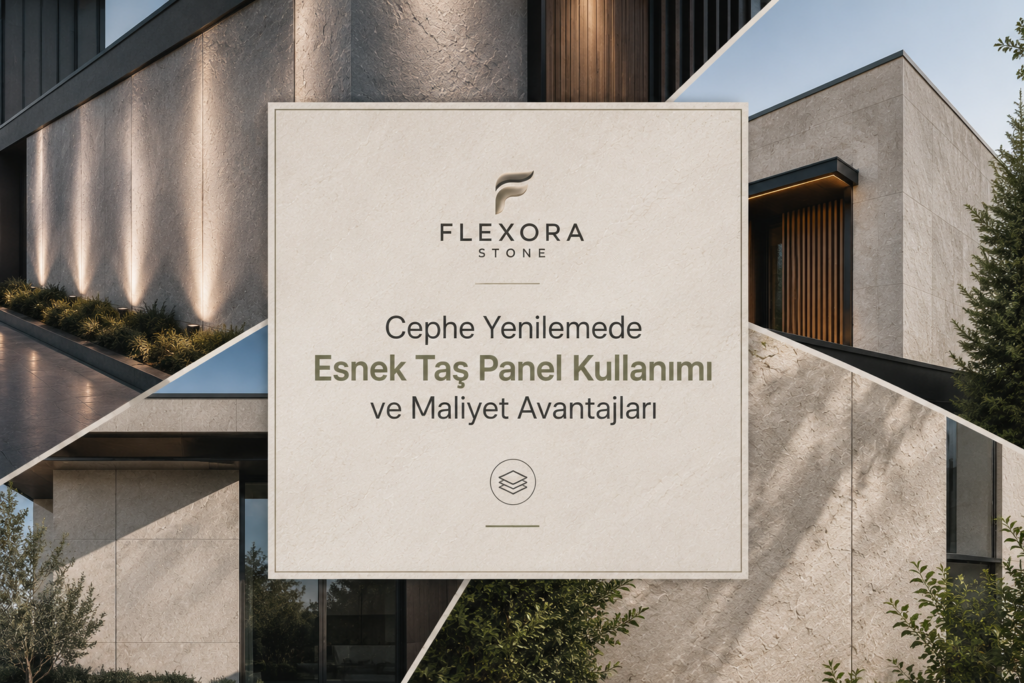 Cephe Yenilemede Esnek Taş Panel Kullanımı ve Maliyet Avantajları