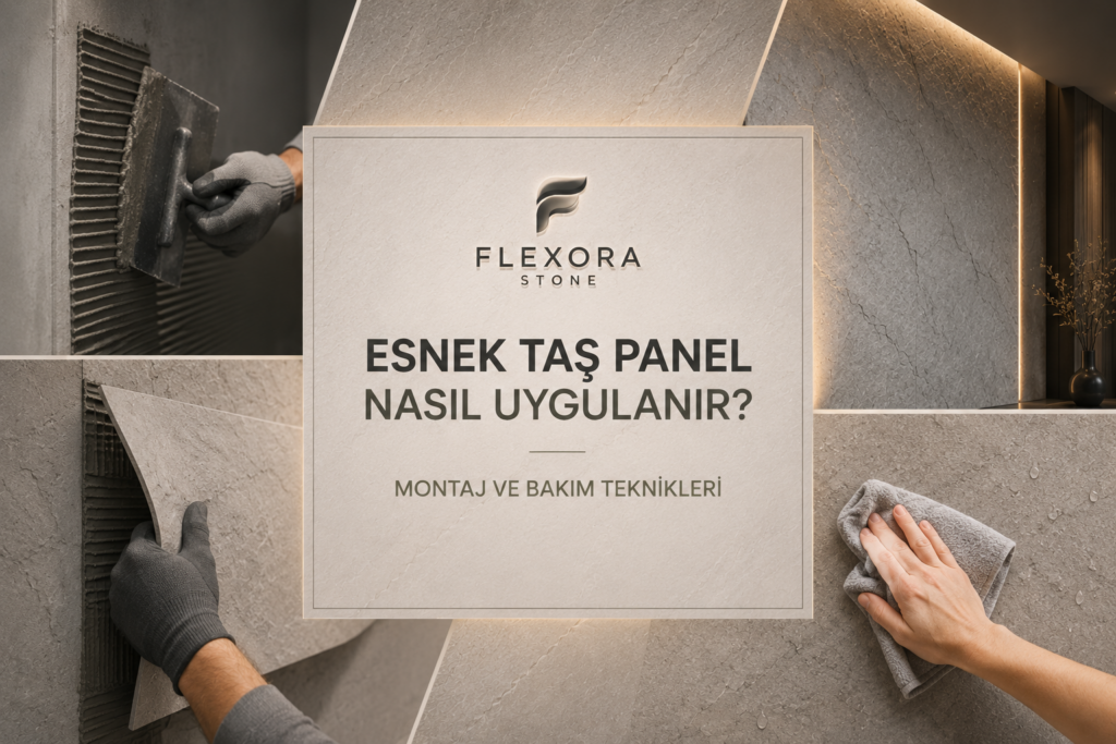 Esnek Taş Panel Nasıl Uygulanır? Montaj ve Bakım Teknikleri